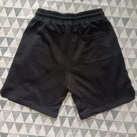 RhudeMilitary Twill Emboiered Logo Shorts Black Shorts